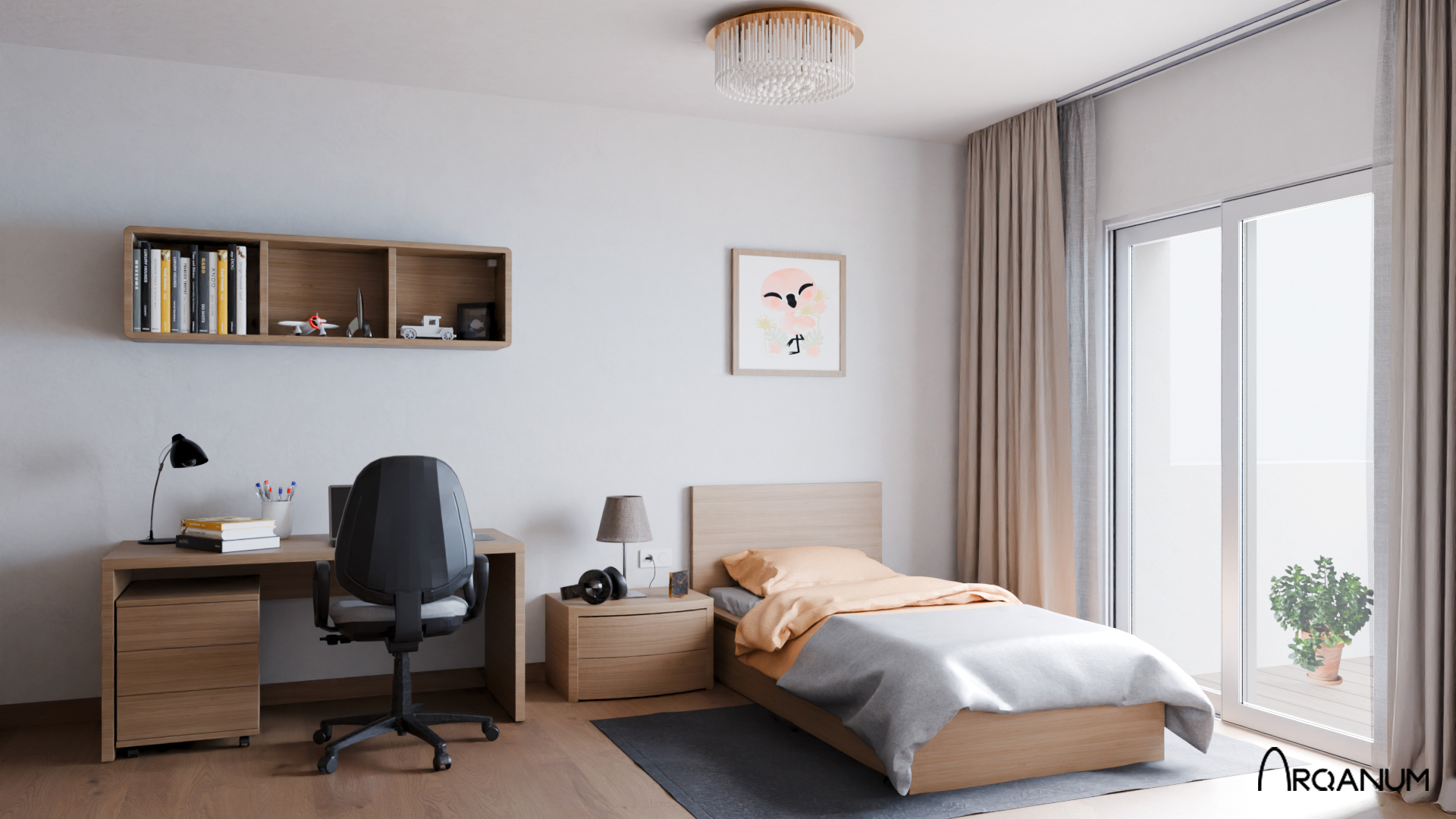 Viviendas en Córdoba, dormitorio